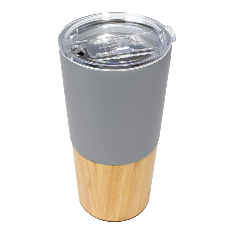 Mug metálico/bamboo 
