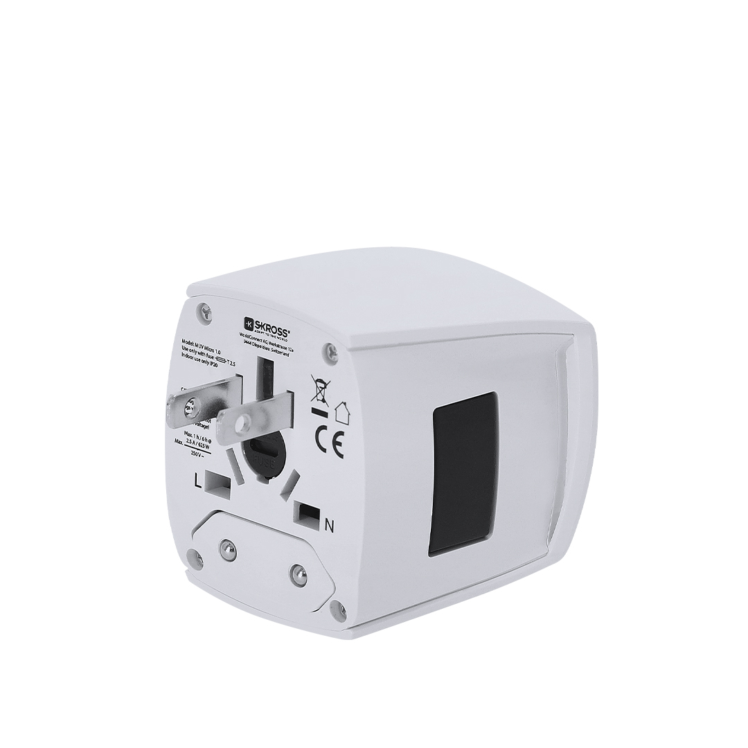 Adaptador Viaje Universal Skross MUV MICRO