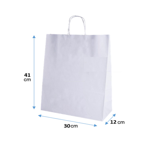 Bolsa 30x41x12 Blanco