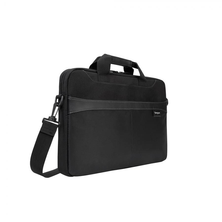 15.6 Business Casual Slim Briefcase Black