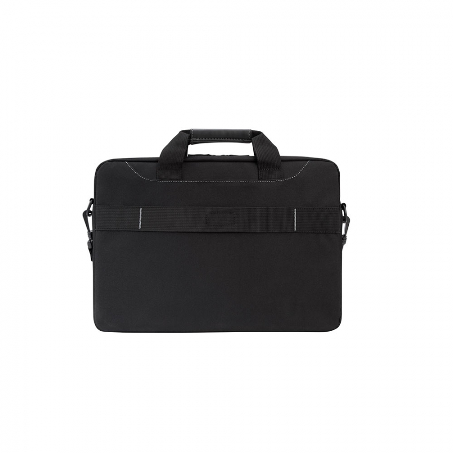 15.6 Business Casual Slim Briefcase Black