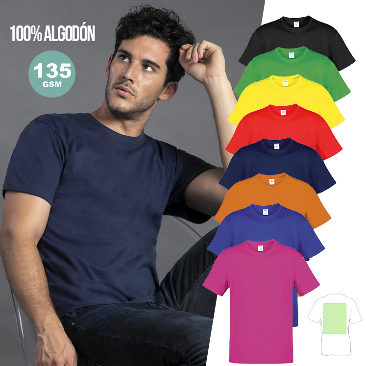 Camiseta Adulto Color Hecom